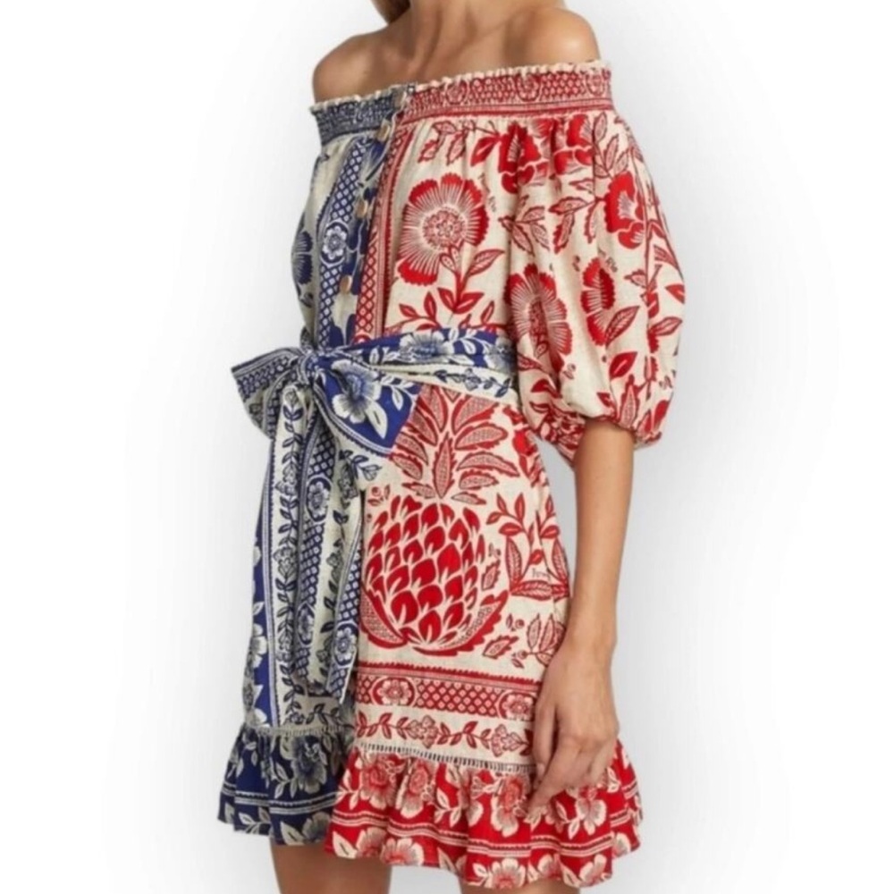 Farm Rio Mixed Pineapple Garden Dress